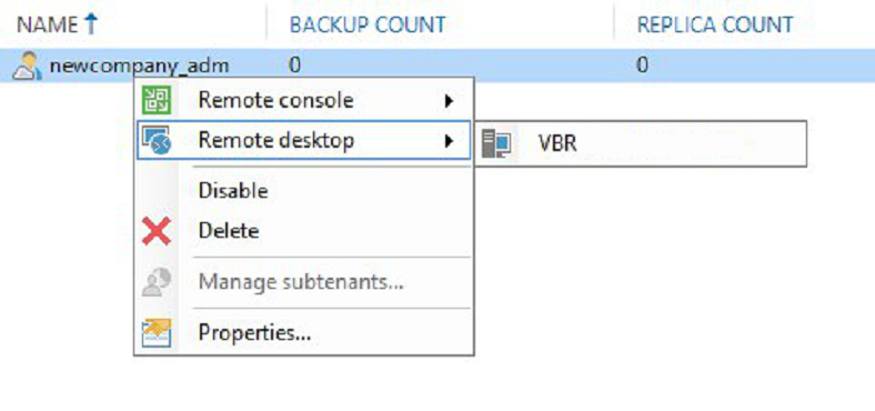 Работа с Veeam Availability Console: настройка управляемого резервного копирования Managed Backup Services - 18