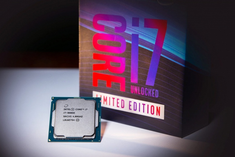 Скальпированный Intel Core i7-8086K разогнали до 7,24 ГГц на всех ядрах