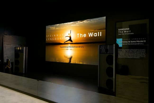 Модульный телевизор Samsung The Wall получит премиальную аудиосистему Steinway Lyngdorf