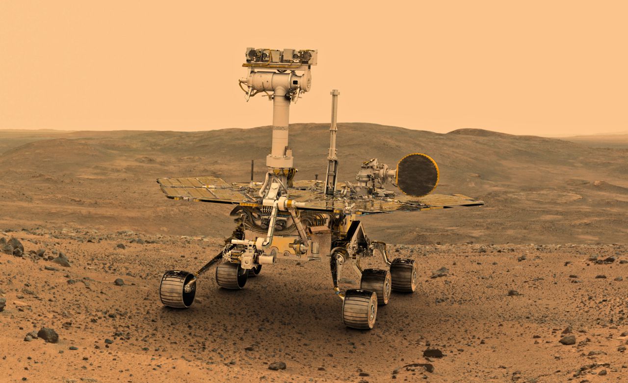 Opportunity «уснул» из-за песчаной бури на Марсе. Пока неясно, сможет ли ровер снова работать - 1