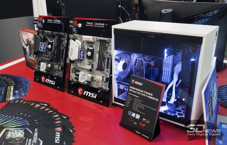 Репортаж со стенда MSI на выставке Computex 2018