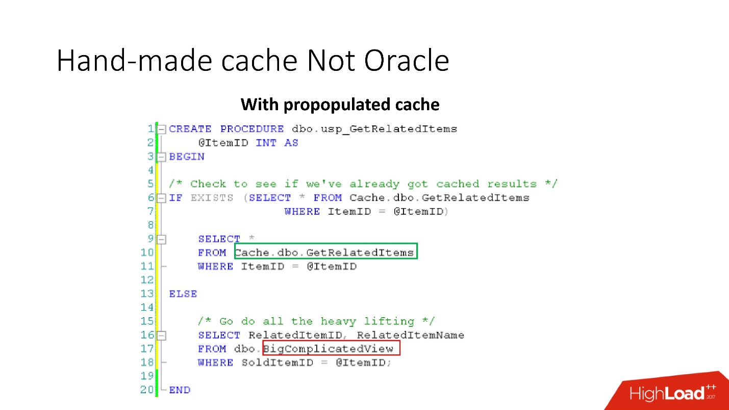 100500 способов кэширования в Oracle Database - 5
