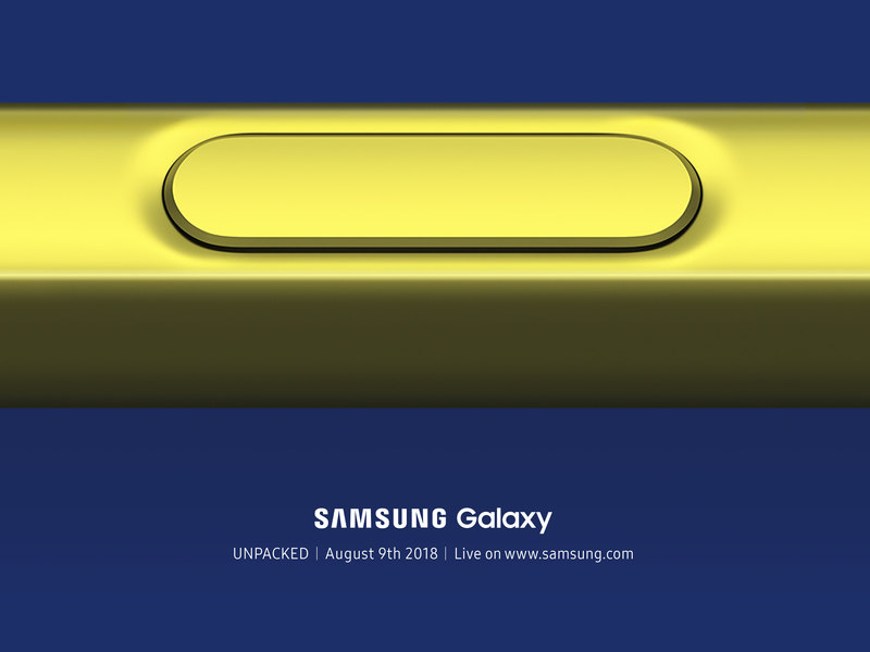 Samsung раскрыла дату анонса Galaxy Note 9