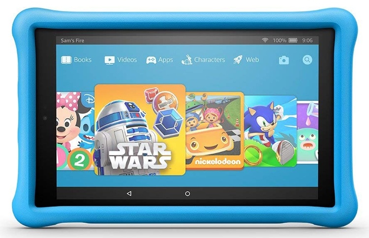 Планшет Amazon Fire HD 10 Kids Edition с 10,1″ экраном стоит 0