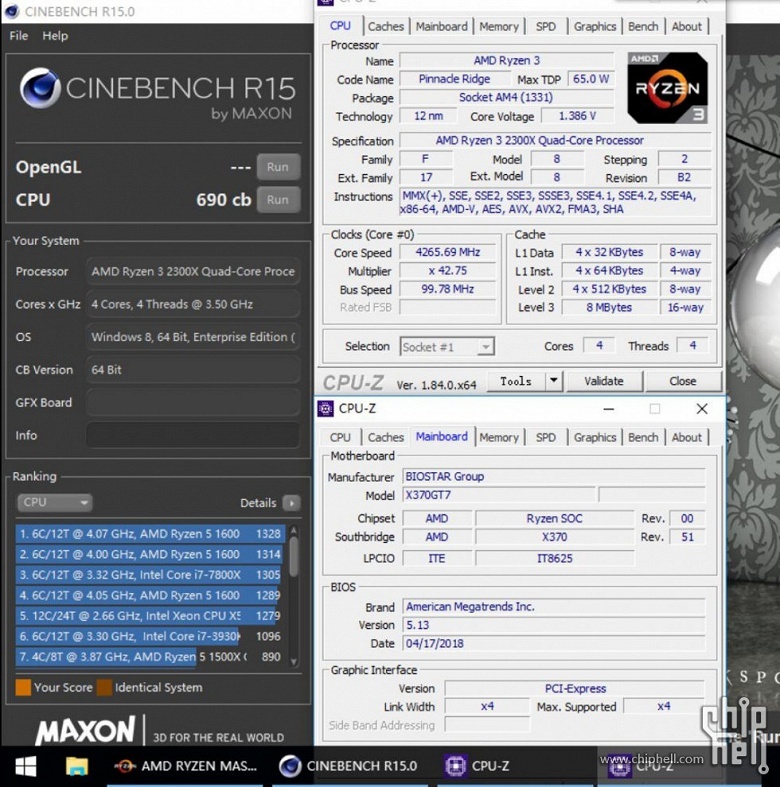 AMD Ryzen 3 2300X в разгоне