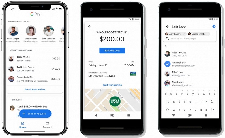 В Google Pay появилась возможность переводов денег между пользователями - 1