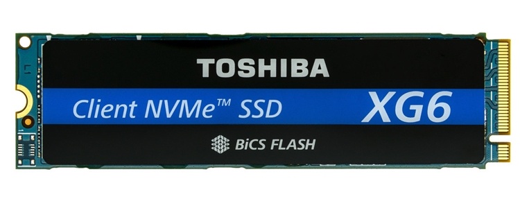 Toshiba XG6: быстрые твердотельные накопители формата M.2 2280