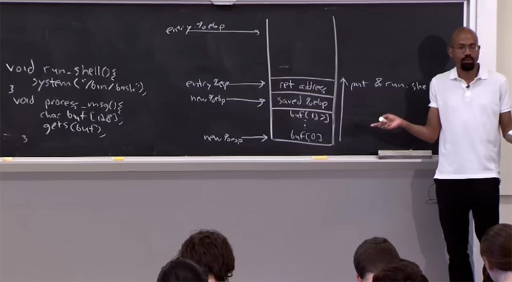 Курс MIT «Безопасность компьютерных систем». Лекция 3: «Переполнение буфера: эксплойты и защита», часть 2 - 5