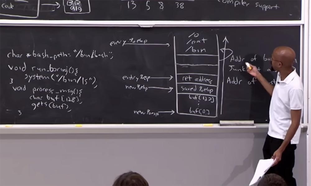 Курс MIT «Безопасность компьютерных систем». Лекция 3: «Переполнение буфера: эксплойты и защита», часть 2 - 9