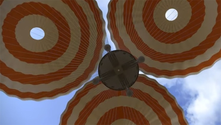 Начаты испытания парашютной системы для космического корабля «Федерация»