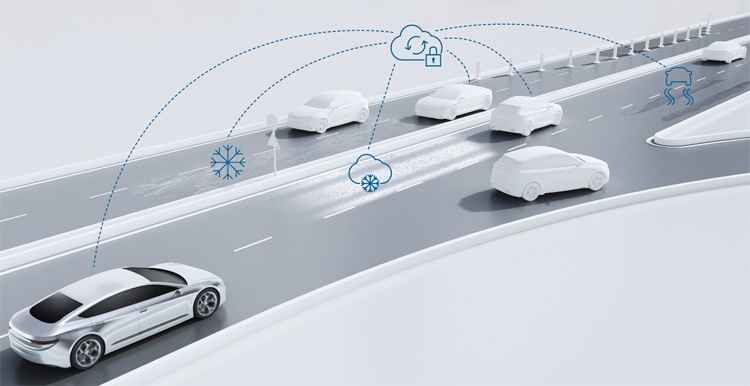 Bosch развернёт сервис обмена данными о дорожных условиях