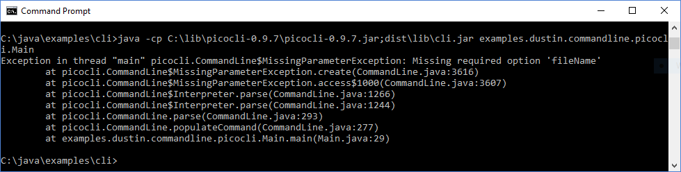 Интерфейсы командной строки Java: picocli - 4
