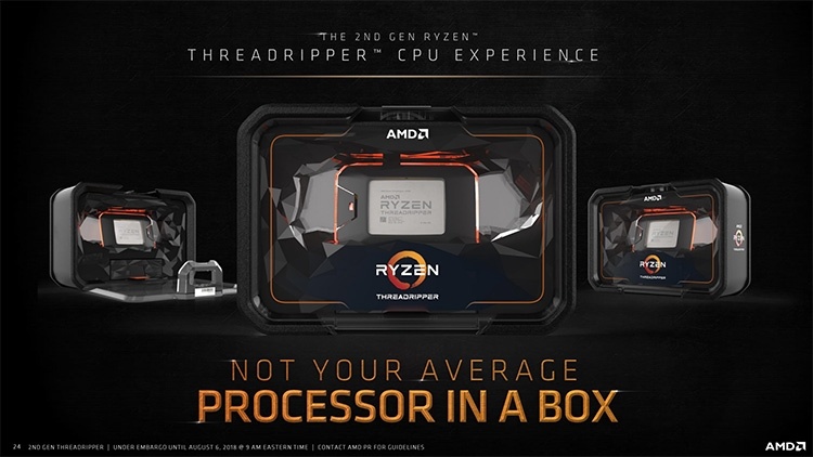 AMD открыла возможность предзаказа Ryzen Threadripper 2990WX