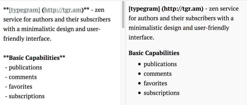 Typegram — дзэн блог платформа - 6