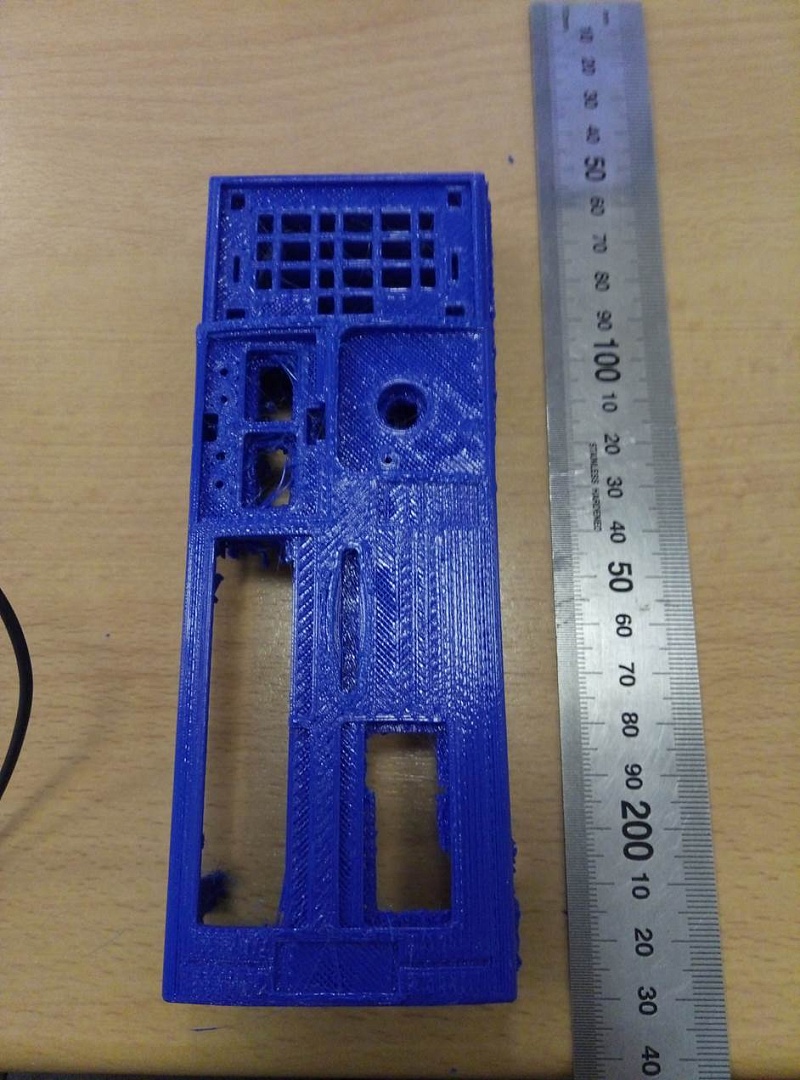 Печать на 3D принтере сложных деталей из пластиков ABS и PLA с большим количеством поддержки - 5