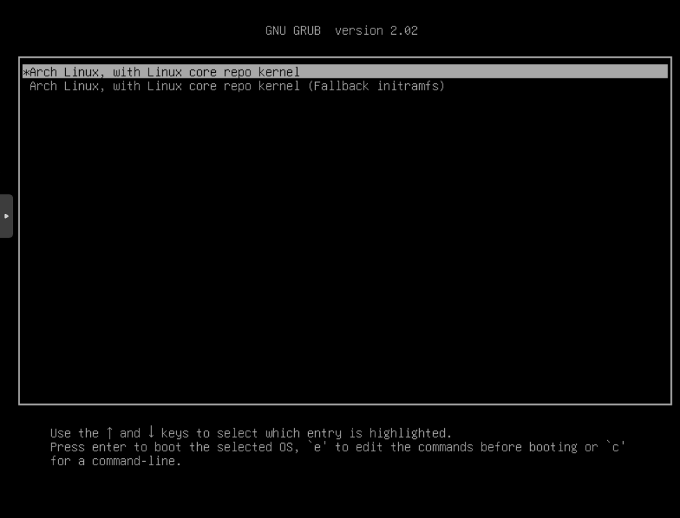 Установка Archlinux c полным шифрованием системы и LVM на LUKS - 5