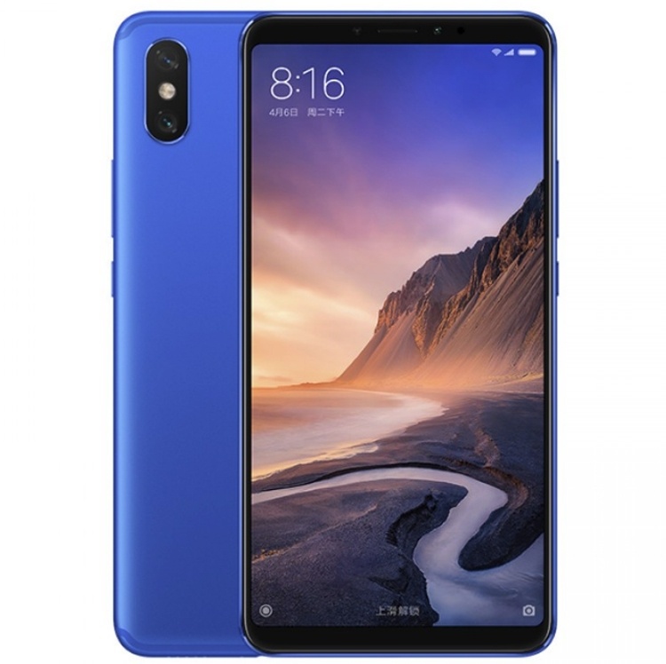 Начинаются продажи смартфона Xiaomi Mi Max 3 в глубоком синем цвете