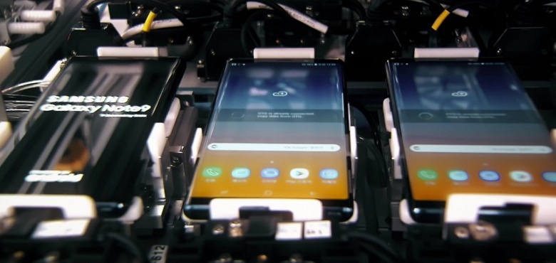 Видео дня: производство смартфона Samsung Galaxy Note 9 - 1