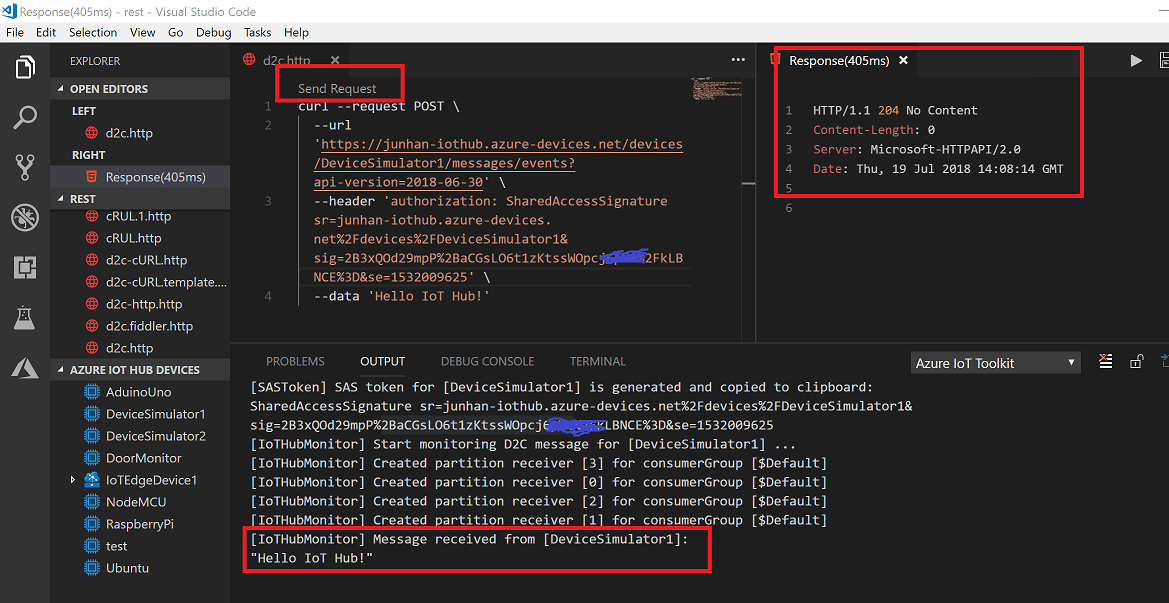 Использование VS Code для вызова REST API в Azure IoT Hub [+ полезные материалы] - 3