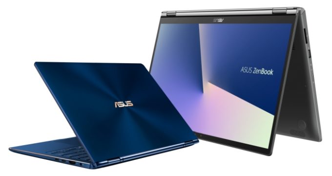 Asus обновила ноутбуки ZenBook Flip 13 и 15