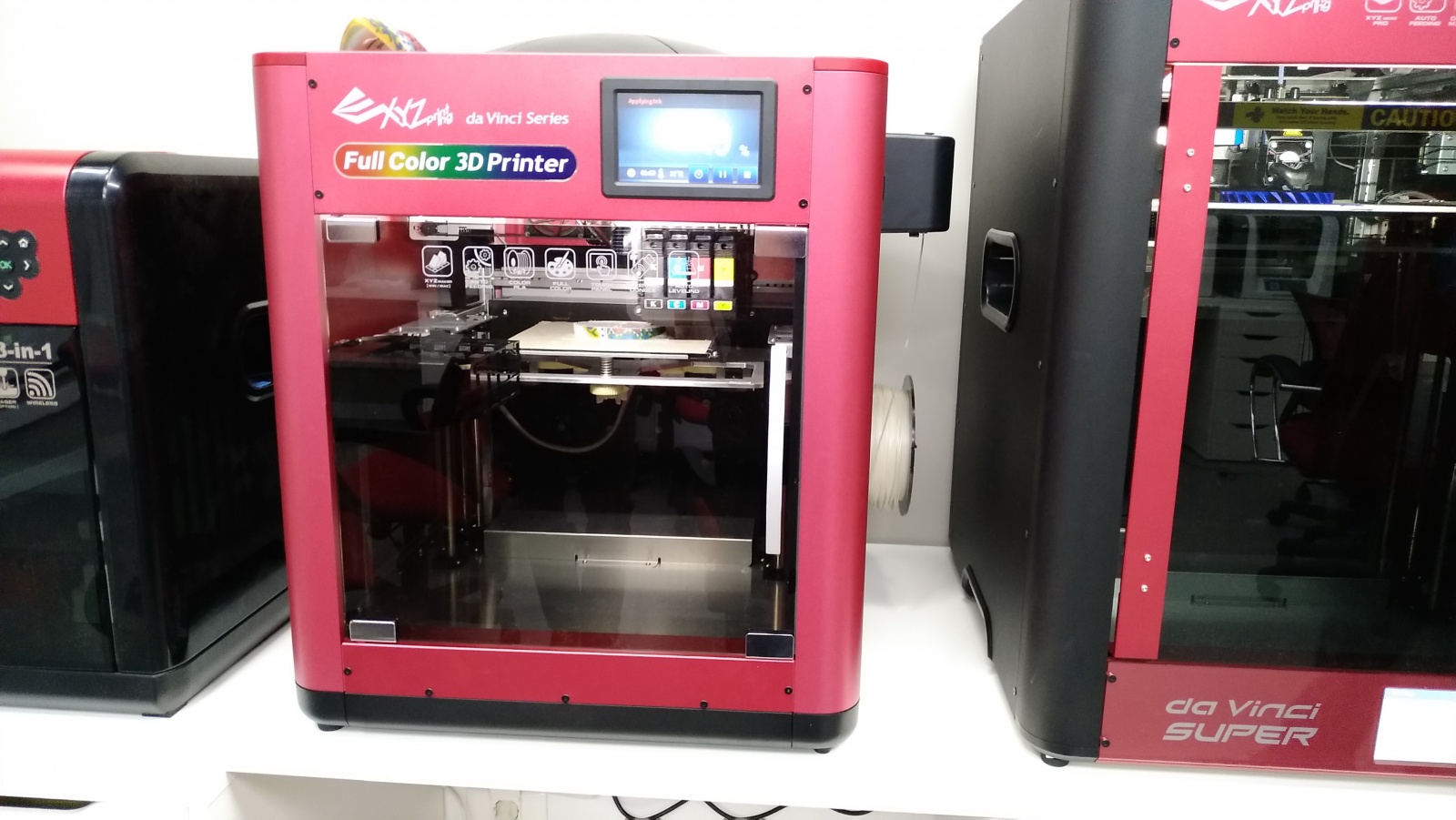 Цветной 3D-принтер Da Vinci. Фоторепортаж с презентации Компании XYZprinting - 3