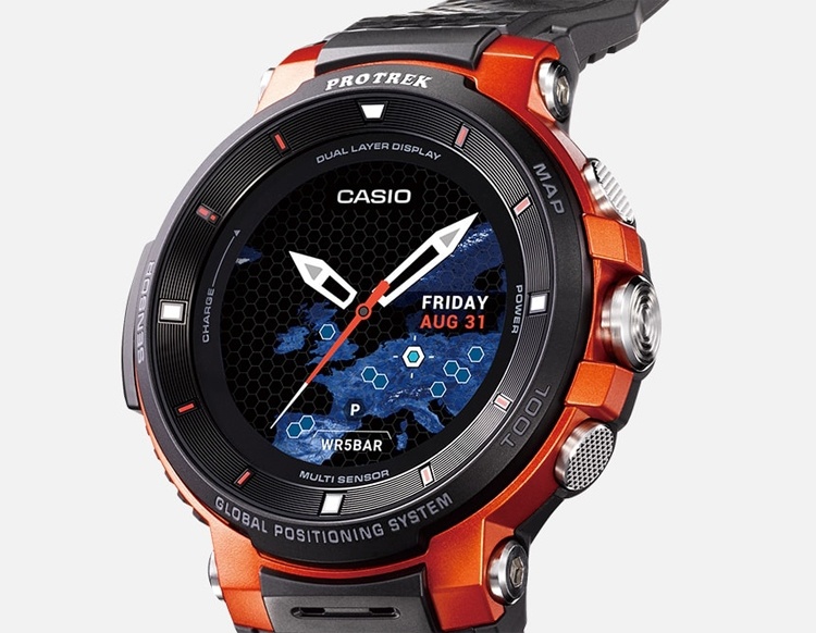 Защищённые смарт-часы Casio Pro Trek WSD-F30 используют платформу Wear OS
