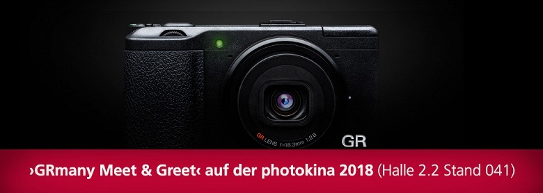 Компактную камеру Ricoh GR нового поколения представят на выставке Photokina 2018
