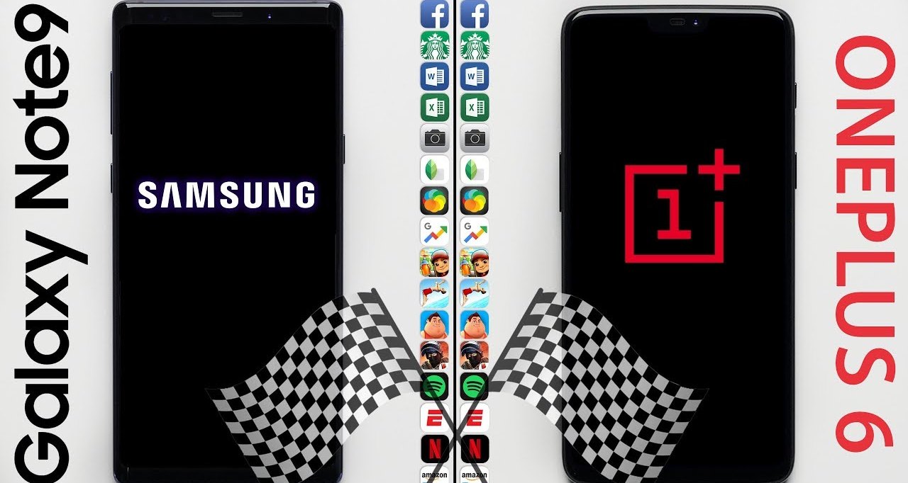 Samsung Galaxy Note9 против OnePlus 6: кто быстрее?