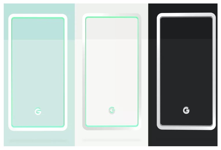 Google показала, какие цвета будут у смартфонов Pixel 3