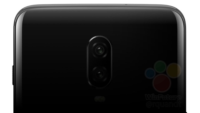 Официальный рендер OnePlus 6T