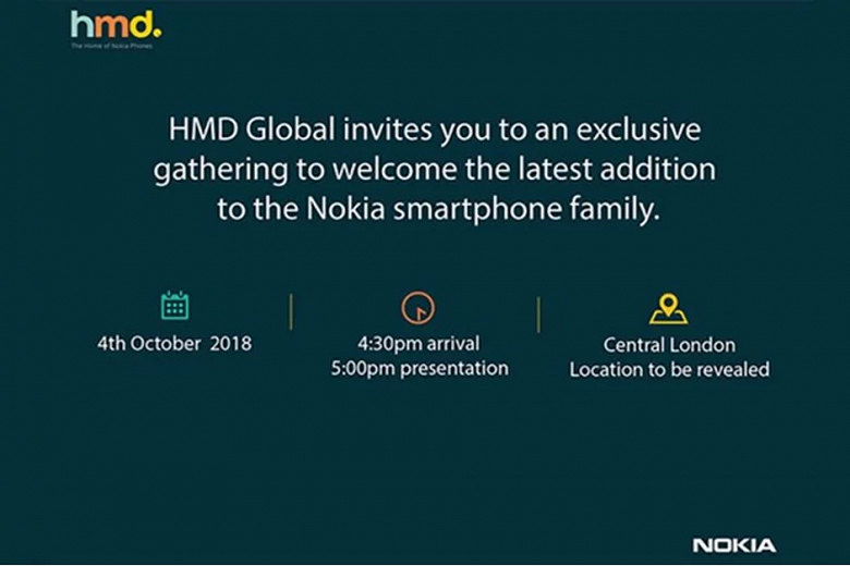 4 октября будет представлен новый смартфон Nokia 