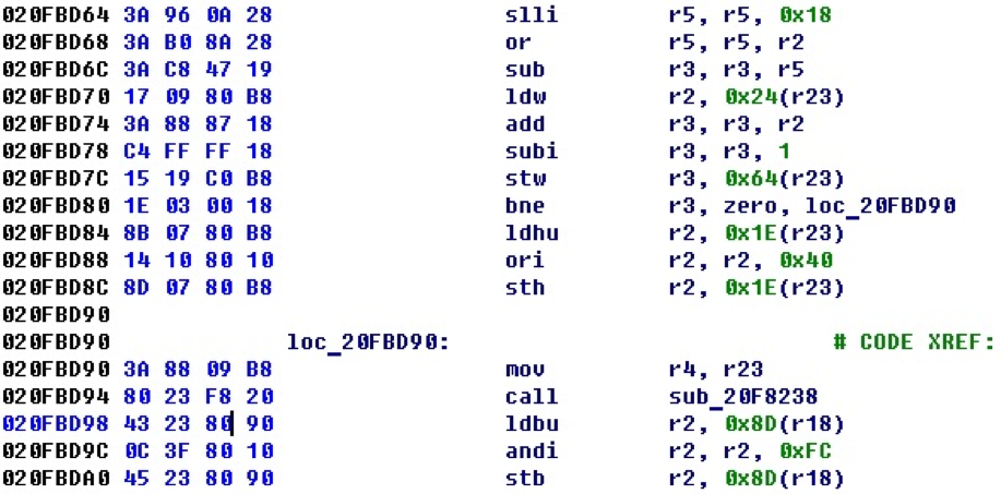 Разрабатываем процессорный модуль NIOS II для IDA Pro - 4