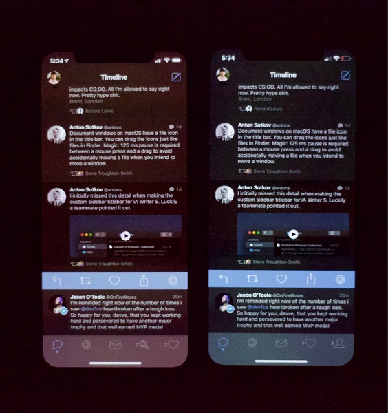 У iPhone XS обнаружились проблемы с экраном при минимальной яркости