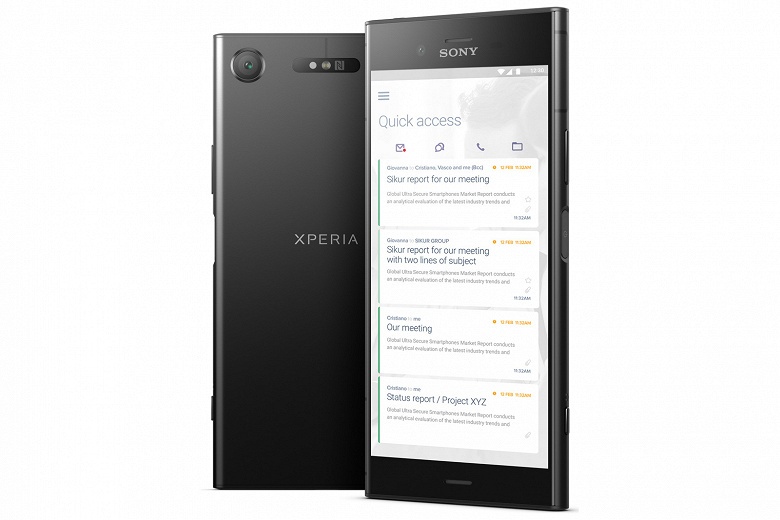 SikurPhone XZ1 и SikurPhone XA2 — «антишпионские» версии смартфонов Sony Xperia XZ1 и XA2 с «антишпионской» операционной системой