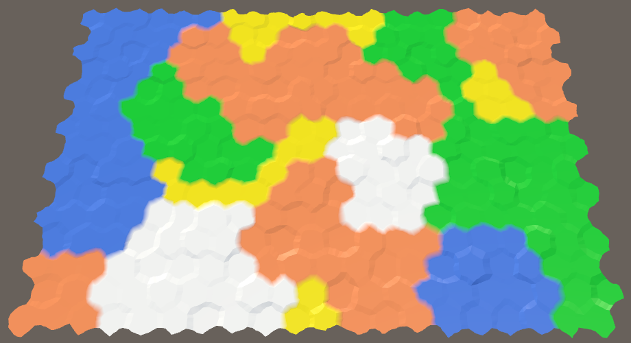 Карты из шестиугольников в Unity: неровности, реки и дороги - 127