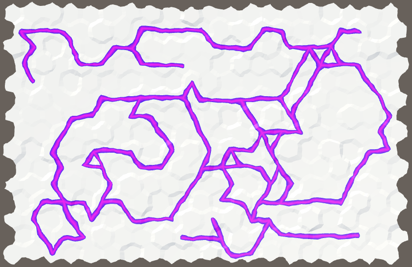 Карты из шестиугольников в Unity: неровности, реки и дороги - 140
