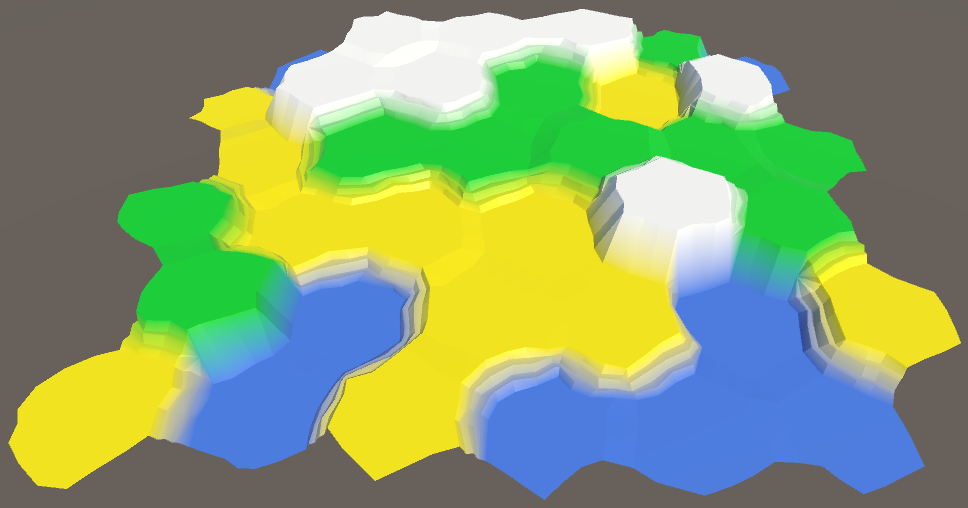 Карты из шестиугольников в Unity: неровности, реки и дороги - 33