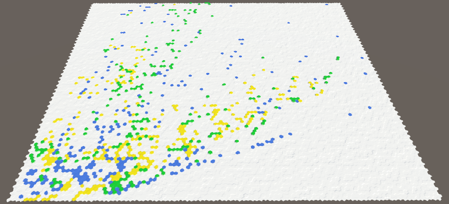 Карты из шестиугольников в Unity: неровности, реки и дороги - 46