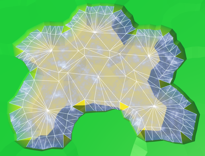 Карты из шестиугольников в Unity: вода, объекты рельефа и крепостные стены - 16