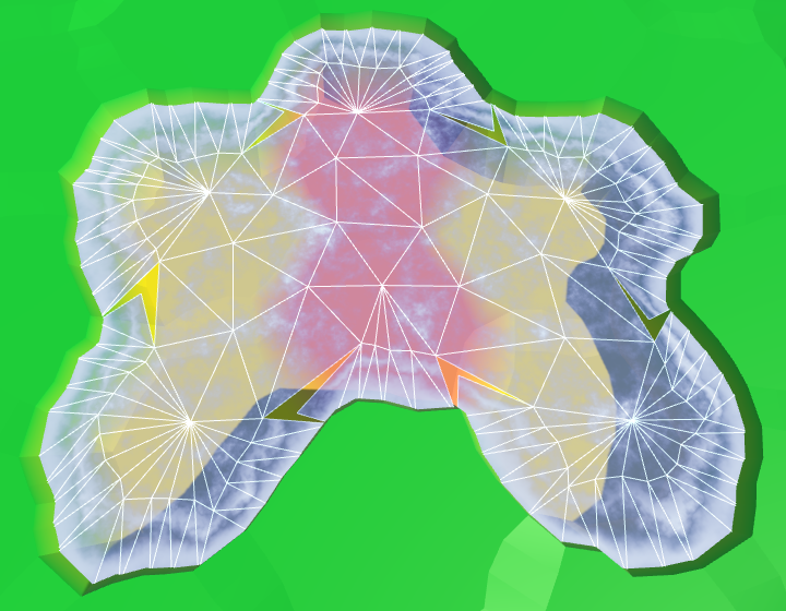 Карты из шестиугольников в Unity: вода, объекты рельефа и крепостные стены - 29