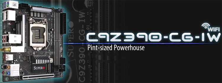 SuperO C9Z390-CG-IW: плата для компактных систем на платформе Intel Z390