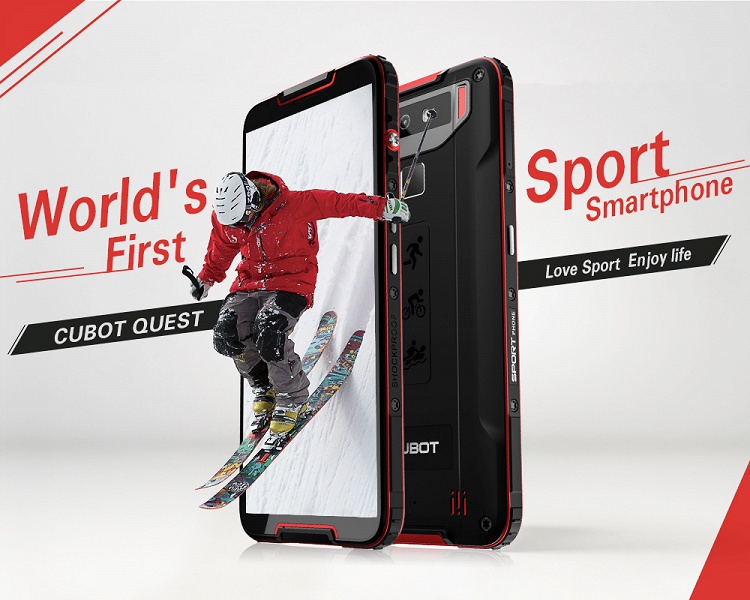 Cubot Quest — первый в мире спортивный смартфон
