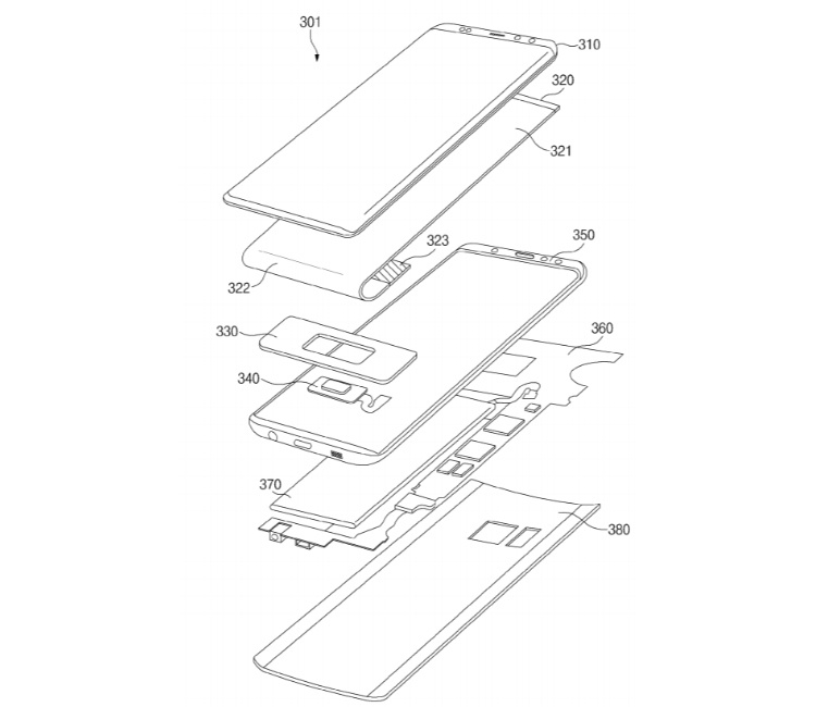 Samsung патентует экранный дактилоскопический сканер для смартфонов
