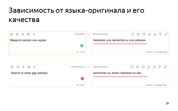 История и опыт использования машинного перевода. Лекция Яндекса - 19