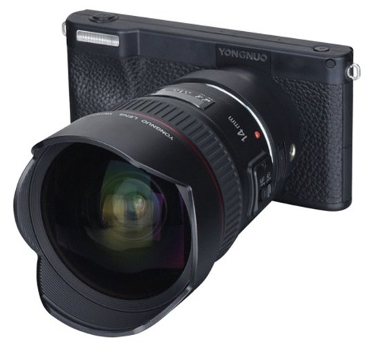 Yongnuo YN450 — камера со сменным объективом, похожая на смартфон