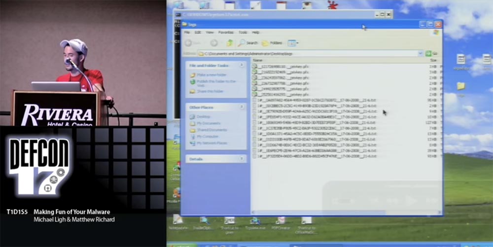 Конференция DEFCON 17. Посмеёмся над вашими вирусами! Часть 1 - 8