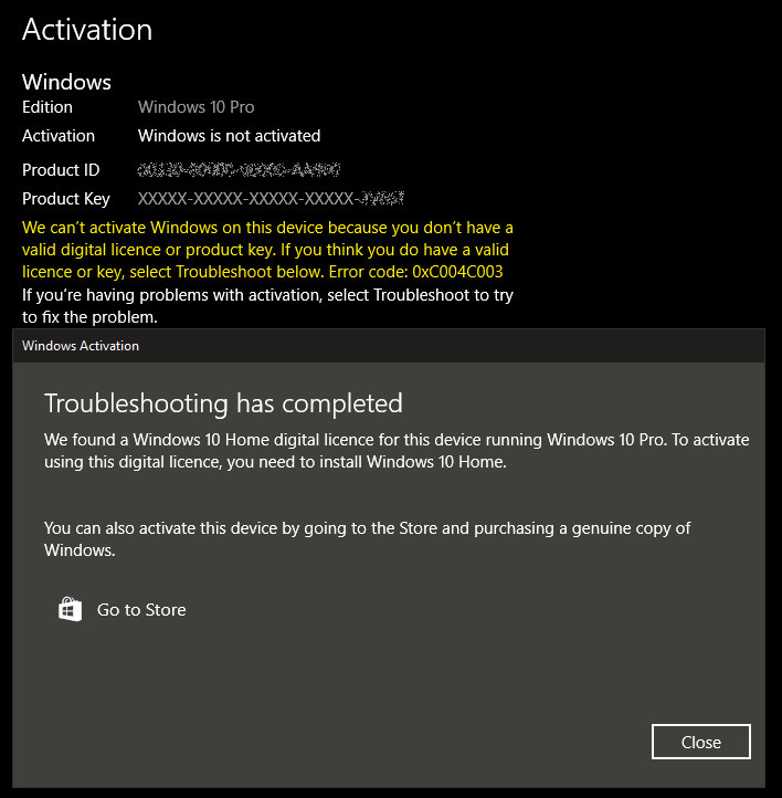 Microsoft исправила баг с «деактивацией» лицензий на Windows 10 - 1