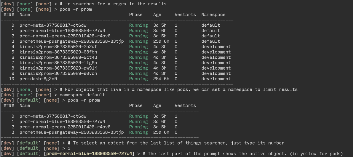 kubebox и другие консольные оболочки для Kubernetes - 5