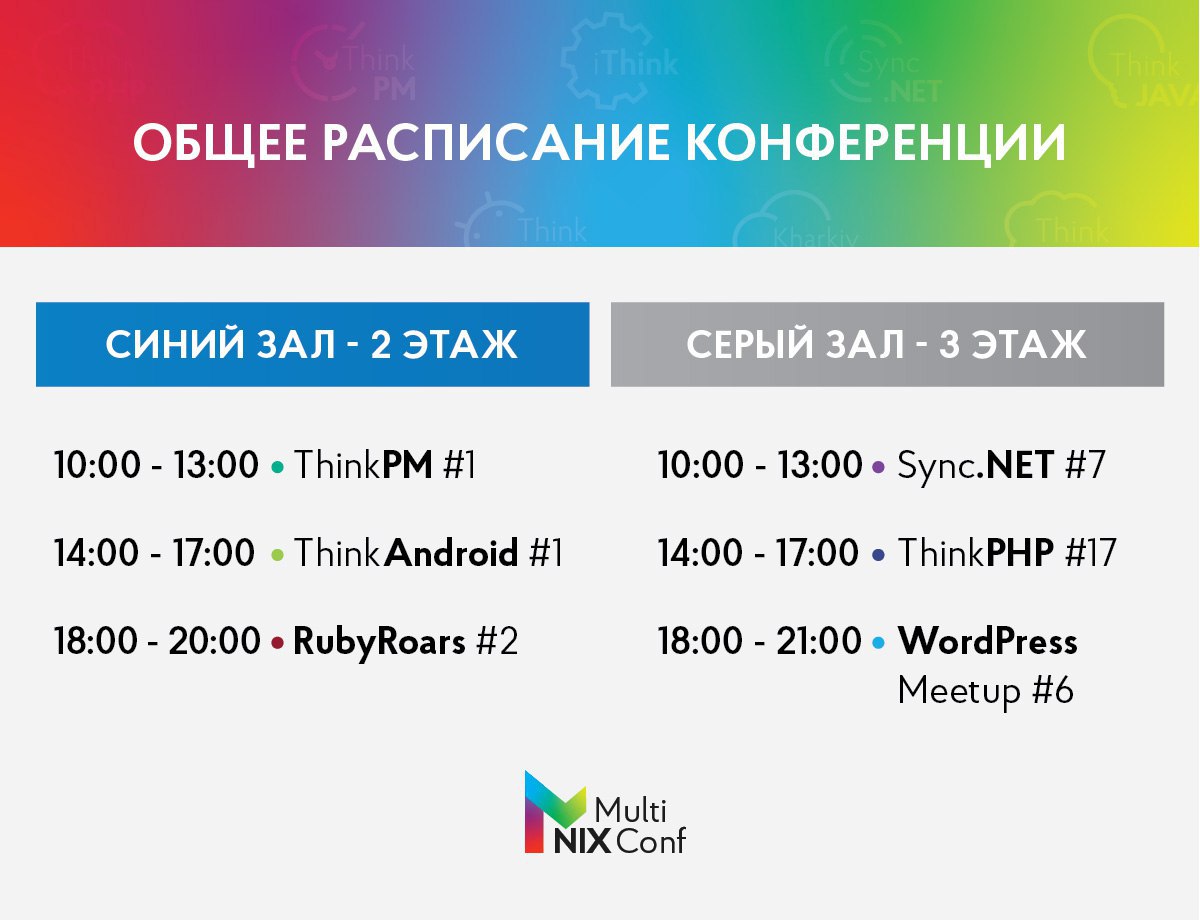 Большая конференция NIXMultiConf (Харьков) - 2