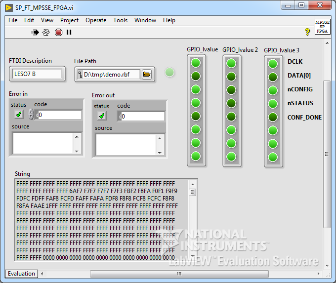 Пишем загрузчик ПЛИС в LabVIEW. Часть 2 - 36